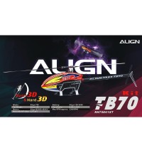 Align T-Rex TB70 Electric Helicopter Kit (Orange) w/Motor & Blades