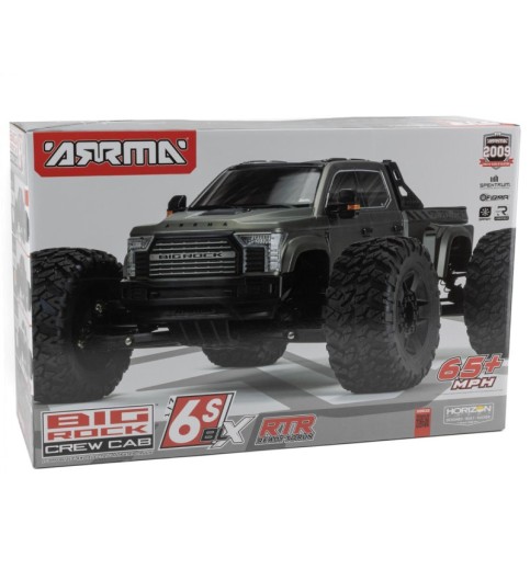 Arrma Big Rock 6S BLX 1/7 RTR 4WD Electric Brushless Monster Truck w/SLT3 2.4GHz Radio
