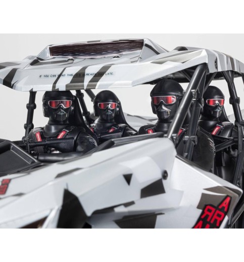 Arrma FIRETEAM 6S BLX 4WD Brushless 1/7 Speed Assault Vehicle (White Camo) w/SLT3 2.4GHz Radio