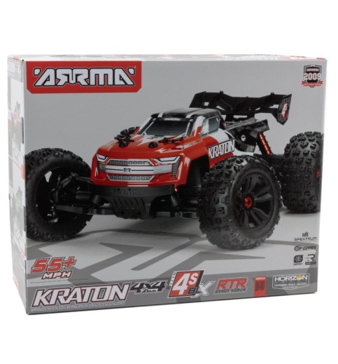 Arrma Kraton 4S V2 BLX RTR 1/10 4WD Brushless Monster Truck w/SLT3 2.4GHz Radio & Smart ESC Arrma Kraton 4S V2 BLX RTR 1/10 4WD Brushless Monster Truck w/SLT3 2.4GHz Radio & Smart ESC