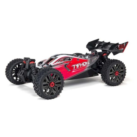 Arrma Typhon V3 3S BLX Brushless RTR 1/8 4WD Buggy (Red) w/Spektrum SLT3 2.4GHz Radio Arrma Typhon V3 3S BLX Brushless RTR 1/8 4WD Buggy (Red) w/Spektrum SLT3 2.4GHz Radio