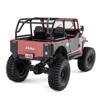 Axial SCX10 III Jeep CJ-7 RTR 4WD Rock Crawler (Red) w/DX3 2.4GHz Radio