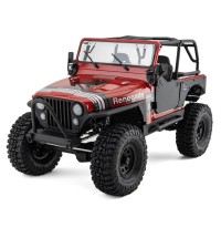 Axial SCX10 III Jeep CJ-7 RTR 4WD Rock Crawler (Red) w/DX3 2.4GHz Radio
