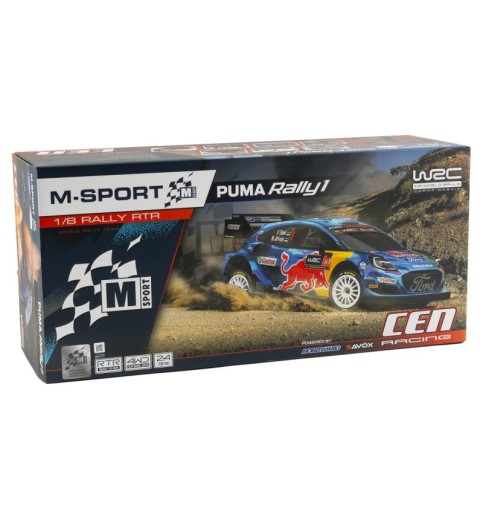 CEN M-Sport 2023 Ford Puma Rally 1 1/8 RTR Brushless Rally Car