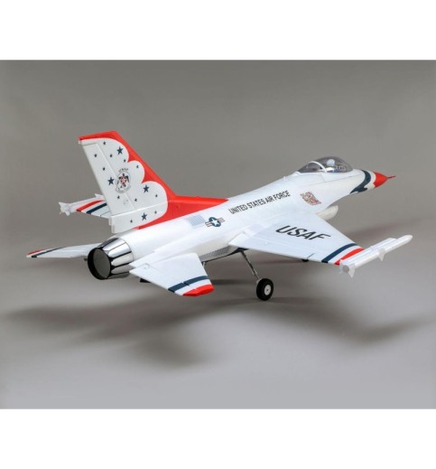 E-flite F-16 Thunderbird 70mm BNF Basic Electric Jet Airplane (815mm) w/AS3X & SAFE Select E-flite F-16 Thunderbird 70mm BNF Basic Electric Jet Airplane (815mm) w/AS3X & SAFE Select