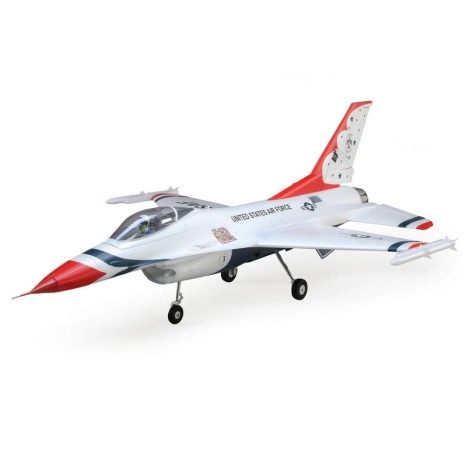 E-flite F-16 Thunderbird 70mm BNF Basic Electric Jet Airplane (815mm) w/AS3X & SAFE Select E-flite F-16 Thunderbird 70mm BNF Basic Electric Jet Airplane (815mm) w/AS3X & SAFE Select