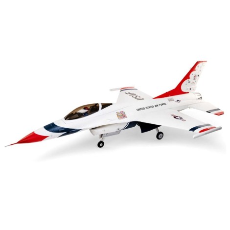 E-flite F-16 Thunderbird 80mm BNF Basic EDF Jet Airplane (1000mm) w/AS3X & SAFE Technology E-flite F-16 Thunderbird 80mm BNF Basic EDF Jet Airplane (1000mm) w/AS3X & SAFE Technology
