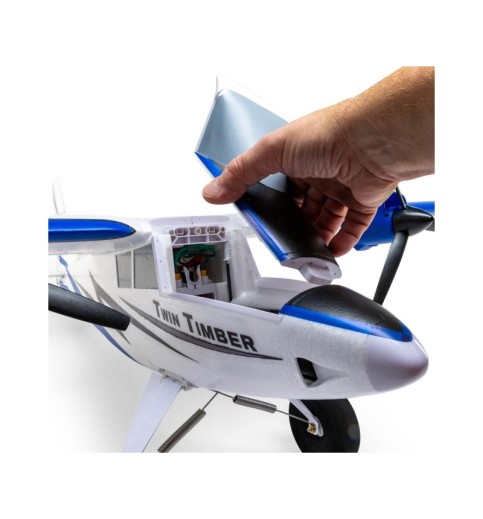 E-flite Twin Timber 1.6m BNF Basic Electric Airplane w/AS3X & Safe Select E-flite Twin Timber 1.6m BNF Basic Electric Airplane w/AS3X & Safe Select