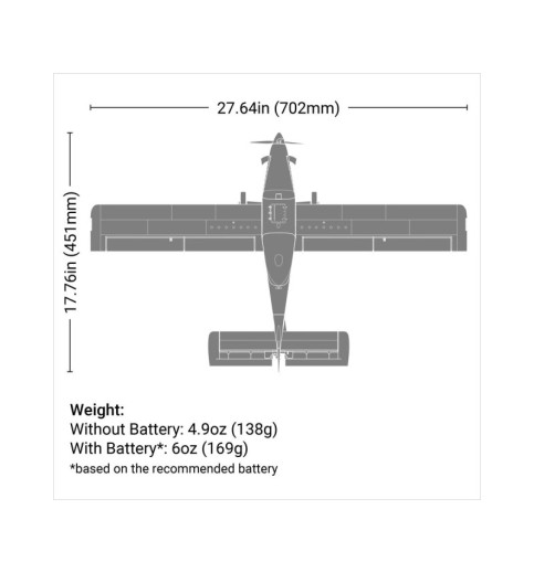 E-flite UMX Air Tractor BNF Basic Electric Airplane (702mm) w/AS3X & SAFE