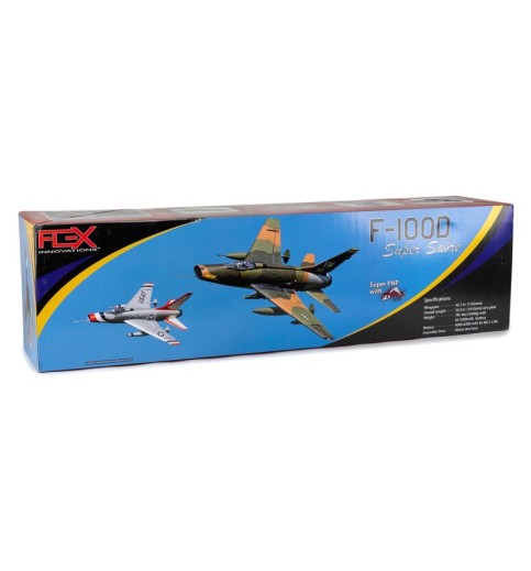 Flex Innovations F-100D Super Sabre EDF PNP Jet Airplane (1162mm) Flex Innovations F-100D Super Sabre EDF PNP Jet Airplane (1162mm)