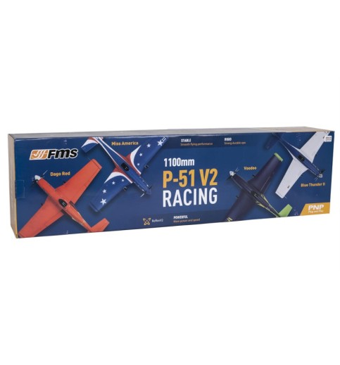  FMS P-51D Mustang Miss America 1100mm PNP with Reflex