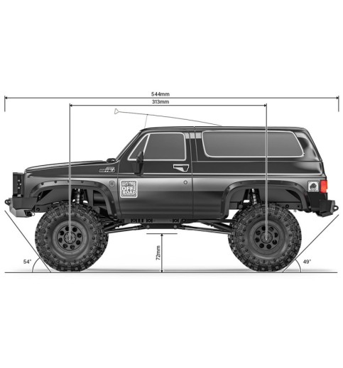 Gmade Buffalo GS02F TS 1/10 RTR Rock Crawler Trail Truck Gmade Buffalo GS02F TS 1/10 RTR Rock Crawler Trail Truck