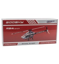 GooSky Legend RS4 Venom Electric Helicopter Combo Kit (Orange) w/80A ESC, Servos, Motor & 6S LiPo Battery