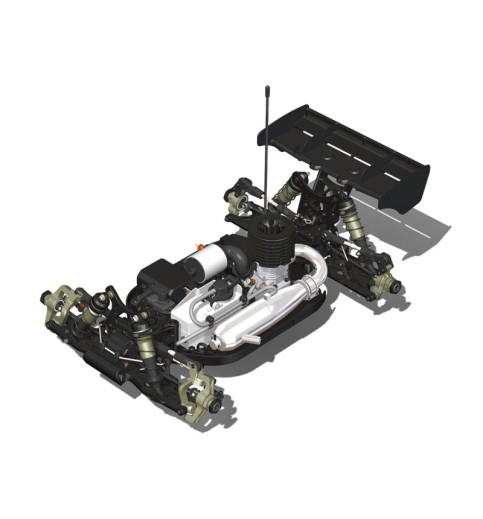 HB Racing D8 World Spec 1/8 Off-Road Nitro Buggy Kit