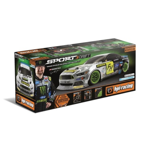 HPI Sport 3 Drift VGJR "Fun Haver" Ford Mustang 1/10 RTR 4WD Drift Car (V2) w/2.4GHz Radio, 7.2V Battery & Charger