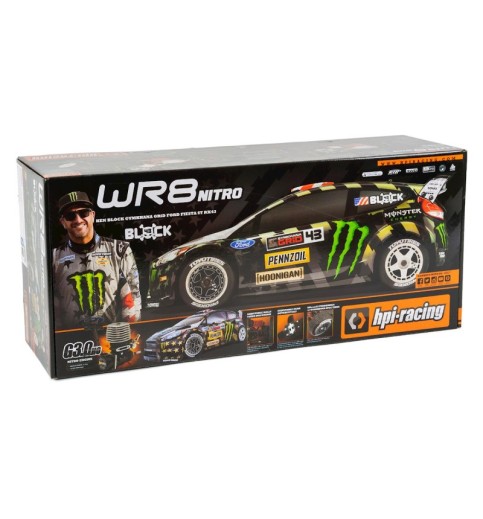 HPI WR8 Nitro Ken Block Gymkhana Ford Fiesta ST RX43 RTR 1/8 4WD Rally Car