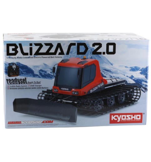 Kyosho Blizzard 2.0 1/12 Scale ReadySet All Terrain Snow Cat w/2.4GHz Radio, Battery & Charger Kyosho Blizzard 2.0 1/12 Scale ReadySet All Terrain Snow Cat w/2.4GHz Radio, Battery & Charger