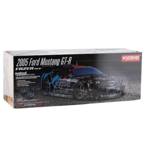 Kyosho Fazer Mk2 FZ02 2005 Ford Mustang GT-R Drift ReadySet w/Syncro KT-231P+