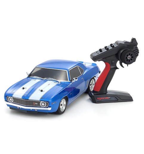Kyosho Fazer Mk2 FZ02L 1969 Chevy Camaro Z/28 ReadySet Muscle Car (Le Mans Blue) w/Syncro KT-231P Radio