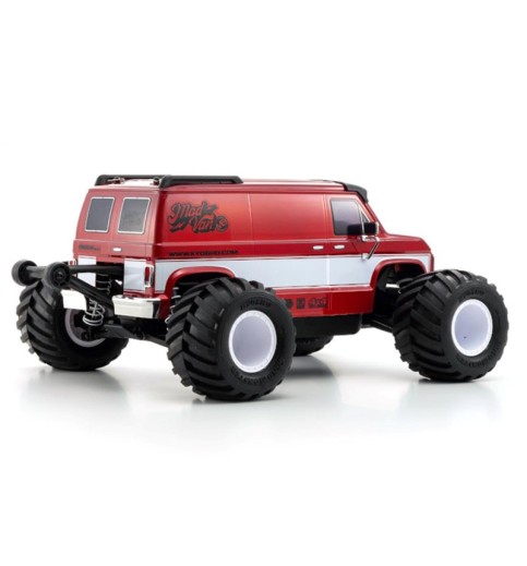 Kyosho Fazer Mk2 Mad Van 1/10 4WD Readyset Monster Truck (Red) w/2.4GHz Radio