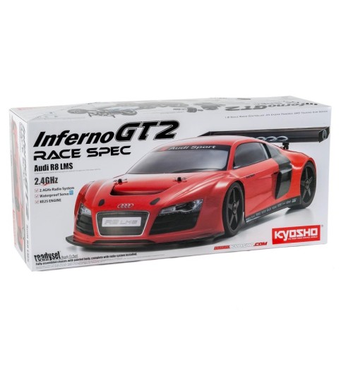 Kyosho Inferno GT2 Race Spec Audi R8 LMS ReadySet 1/8 Scale Nitro On-Road Kit w/KT-331P Transmitter
