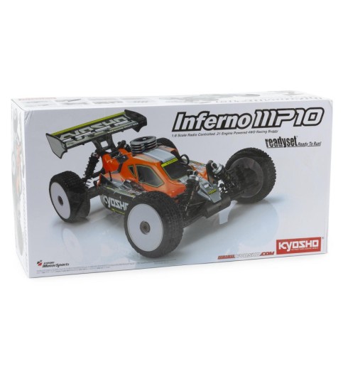 Kyosho Inferno MP10 ReadySet 1/8 Nitro Buggy (Red) w/2.4GHz Radio & KE21SP Engine