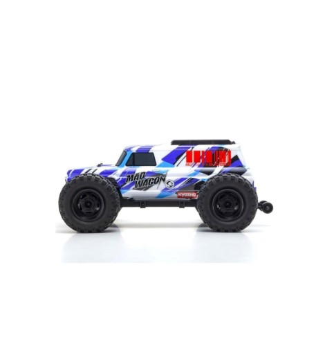 Kyosho Mad Wagon VE 1/10 Scale ReadySet Electric 4WD Truck (Blue) w/2.4GHz Radio Kyosho Mad Wagon VE 1/10 Scale ReadySet Electric 4WD Truck (Blue) w/2.4GHz Radio