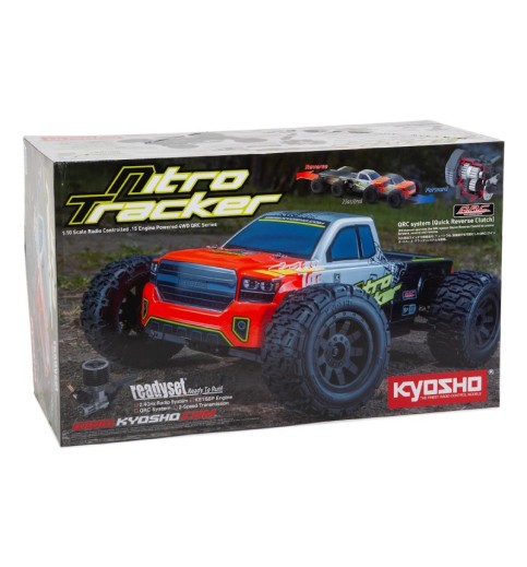 Kyosho Nitro Tracker QRC GP ReadySet 1/10 Monster Truck w/KT-231P 2.4GHz Radio & Engine