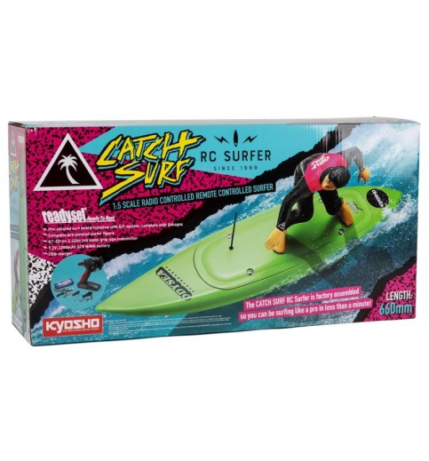 Kyosho RC Surfer 4 Electric Surfboard (Catch Surf) w/KT-231P+ 2.4GHz Transmitter, Battery & Charger