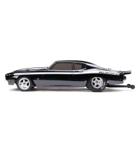 Losi 1/16 1970 Chevelle 2WD RTR Mini No Prep Drag Car (Black) w/2.4GHz Radio, Battery & Charger