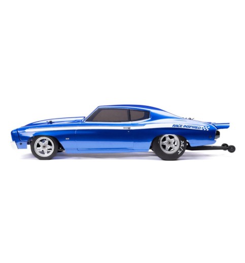 Losi 1/16 1970 Chevelle 2WD RTR Mini No Prep Drag Car (Blue) w/2.4GHz Radio, Battery & Charger