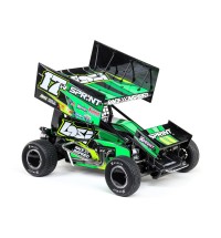 Losi 22S 1/10 Brushless 2WD RTR Sprint Car (Green) w/SLT2 2.4GHz Radio