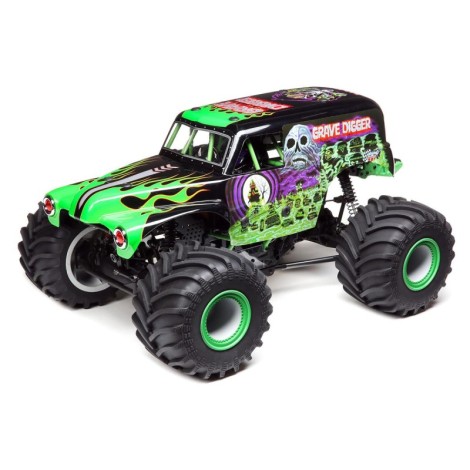 Losi LMT Grave Digger RTR 1/10 4WD Solid Axle Monster Truck w/DX3 2.4GHz Radio Losi LMT Grave Digger RTR 1/10 4WD Solid Axle Monster Truck w/DX3 2.4GHz Radio