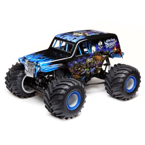 Losi LMT Son Uva Digger RTR 1/10 4WD Solid Axle Monster Truck w/DX3 2.4GHz Radio Losi LMT Son Uva Digger RTR 1/10 4WD Solid Axle Monster Truck w/DX3 2.4GHz Radio
