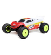 Losi Mini-T 2.0 1/18 RTR 2WD Brushless Stadium Truck (Red) w/2.4GHz Radio, Battery & Charger