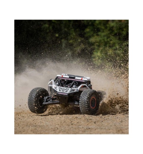 Losi Super Rock Rey SRR 1/6 4WD RTR Electric Rock Racer (White) w/DX3 Radio, Smart ESC & AVC