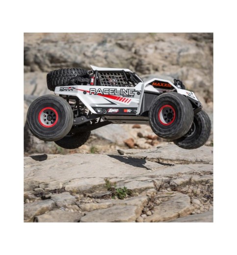 Losi Super Rock Rey SRR 1/6 4WD RTR Electric Rock Racer (White) w/DX3 Radio, Smart ESC & AVC