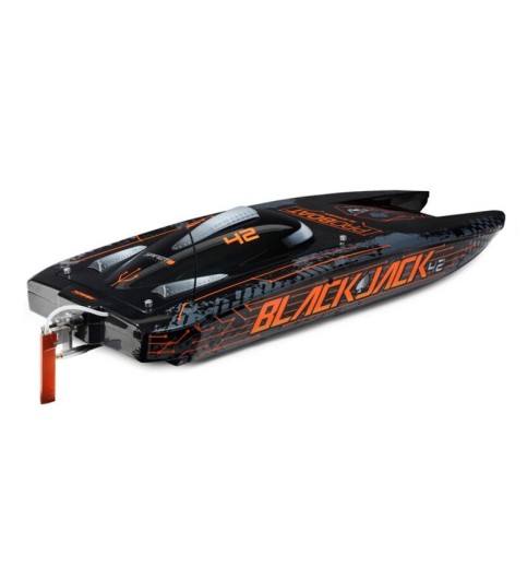 Pro Boat Blackjack 42" 8S Brushless RTR Electric Catamaran (Black/Orange) w/2.4GHz Radio System Pro Boat Blackjack 42" 8S Brushless RTR Electric Catamaran (Black/Orange) w/2.4GHz Radio System