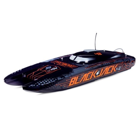 Pro Boat Blackjack 42" 8S Brushless RTR Electric Catamaran (Black/Orange) w/2.4GHz Radio System Pro Boat Blackjack 42" 8S Brushless RTR Electric Catamaran (Black/Orange) w/2.4GHz Radio System