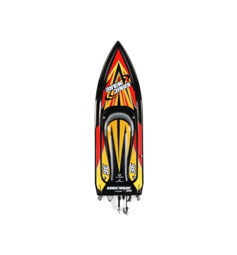 Pro Boat Sonicwake 36" Self-Righting RTR Deep-V Brushless Boat (Black) w/Spektrum SLT3 2.4GHz Radio