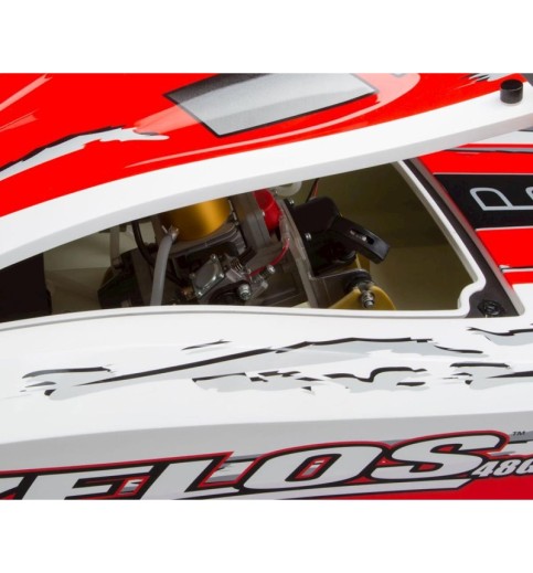 Pro Boat Zelos G RTR 48-inch Gas Powered Catamaran w/DX2E 2.4GHz Radio & 30cc Engine Pro Boat Zelos G RTR 48-inch Gas Powered Catamaran w/DX2E 2.4GHz Radio & 30cc Engine