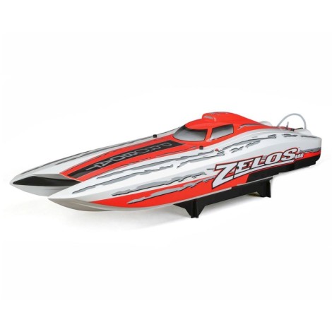 Pro Boat Zelos G RTR 48-inch Gas Powered Catamaran w/DX2E 2.4GHz Radio & 30cc Engine Pro Boat Zelos G RTR 48-inch Gas Powered Catamaran w/DX2E 2.4GHz Radio & 30cc Engine