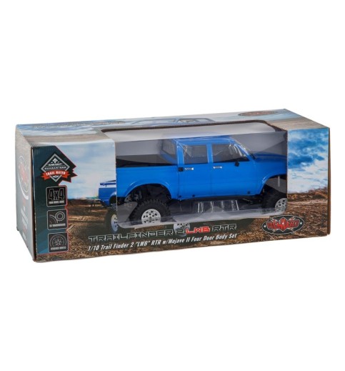 RC4WD Trail Finder 2 "LWB" 1/10 RTR 4WD Scale Trail Truck w/Mojave II 4-Door Body & 2.4GHz Radio