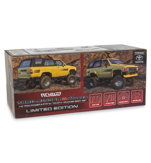 RC4WD Trail Finder 2 RTR Limited Edition 4WD 1/10 Scale Crawler Truck w/2.4GHz Radio & 1985 Toyota 4Runner Hard Body Set