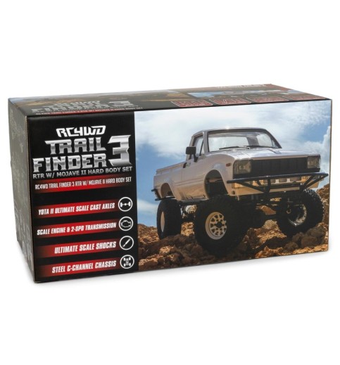 RC4WD Trail Finder 3 1/10 Scale RTR Rock Crawler w/Mojave II Body Set 2.4GHz Radio & Battery
