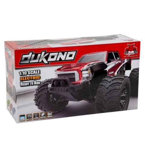 Redcat Dukono 1/10 Electric RTR 4WD Monster Truck (Red) w/2.4GHz Radio