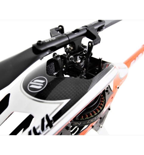 SAB Goblin Raw 420 Electric Helicopter Kit (Orange/White) w/Blades & Motor