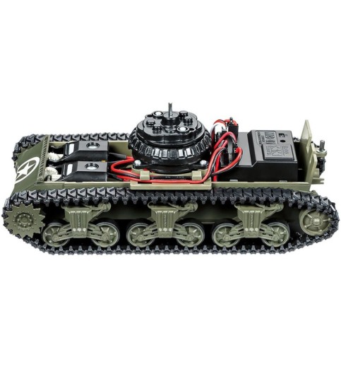 Tamiya 1/35 U.S. M4A3 Sherman Medium RC Model Tank Kit w/TTU-10 Transmitter & MC-07 Control Unit