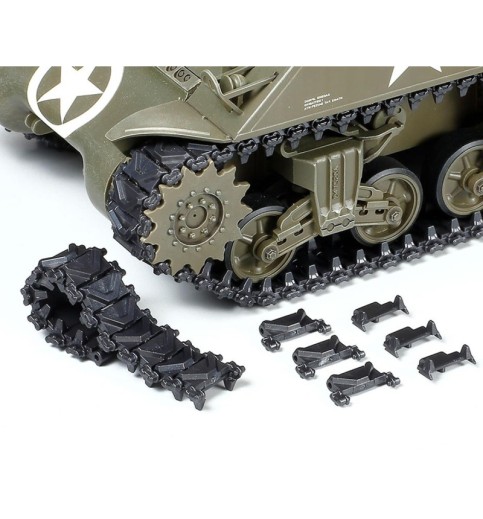 Tamiya 1/35 U.S. M4A3 Sherman Medium RC Model Tank Kit w/TTU-10 Transmitter & MC-07 Control Unit