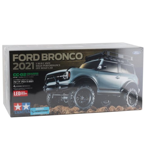 Tamiya 2021 Ford Bronco 1/10 4WD Scale Truck Kit (CC-02)